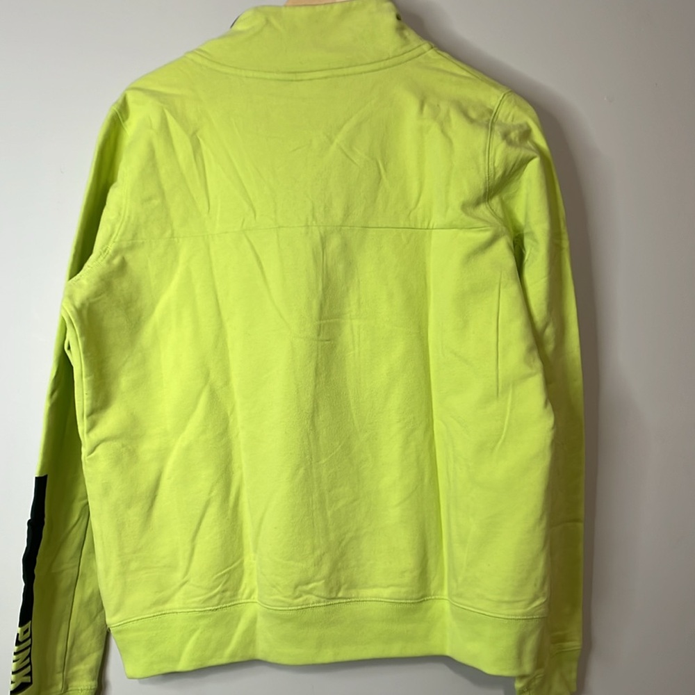 PINK Victoria’s Secret 1/4 Zip Hoodie Size L - Picture 2 of 11